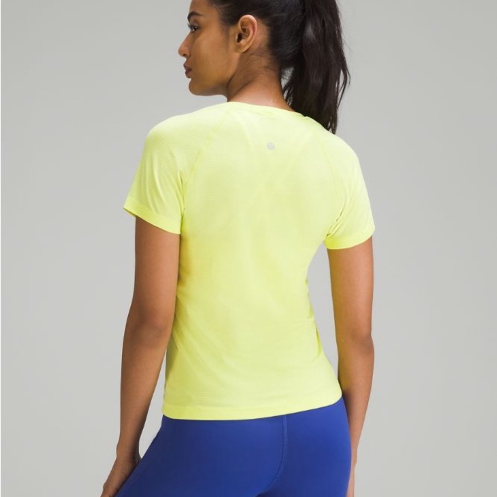 LULULEMON Swiftly Tech 2.0 Short Sleeve Top Electric Lemon